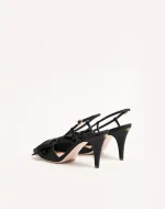 Valentino Bowow Slingback Pumps In Kidskin 85Mm - Image 4